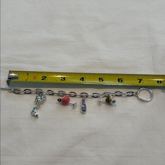Cruise, Vacation Themed Silver Tone Bracelet - Picture 5 of 6